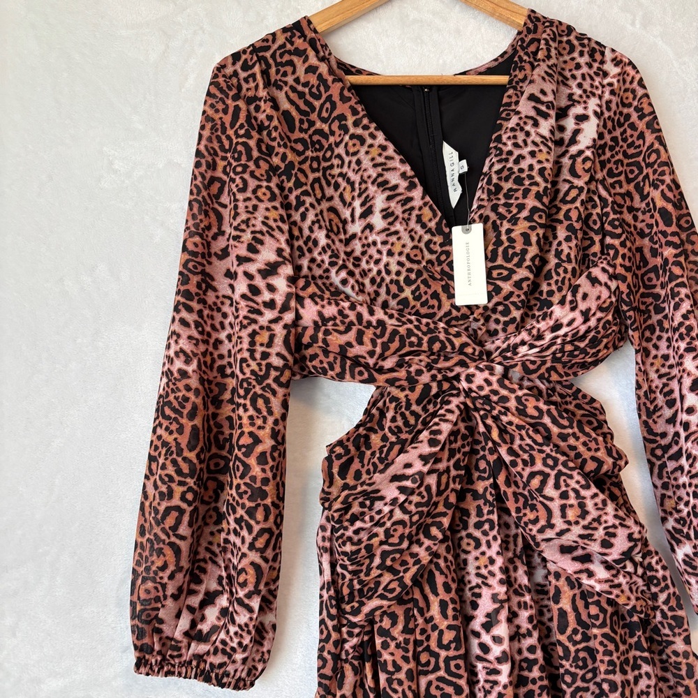 ANTHROPOLOGIE‎ RANNA GILL Leopard Midi Dress small NWT - Picture 4 of 13